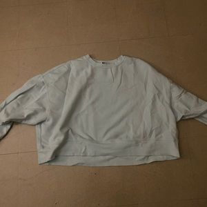 Light blue Cropped Hoodie
